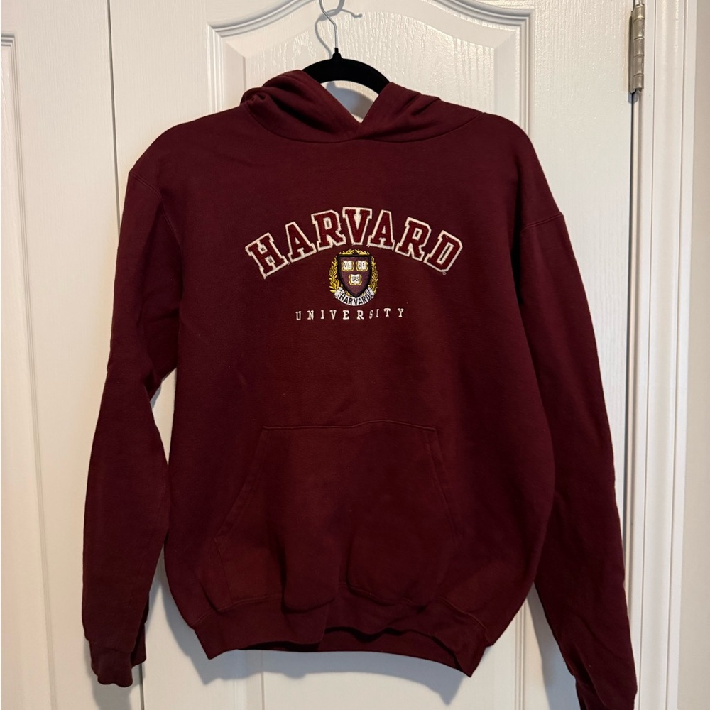 Champion Maroon Harvard Hoodie